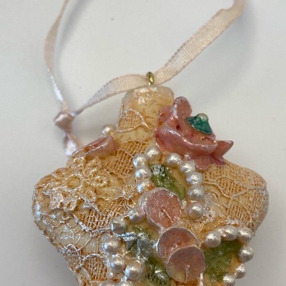 Two Victorian Style Dress Form Ornaments Vintage - Picture 10 of 13